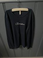Mooi donkerblauw shirtje van Benetton maat 158, United Colors of Benetton, Meisje, Ophalen of Verzenden, Zo goed als nieuw