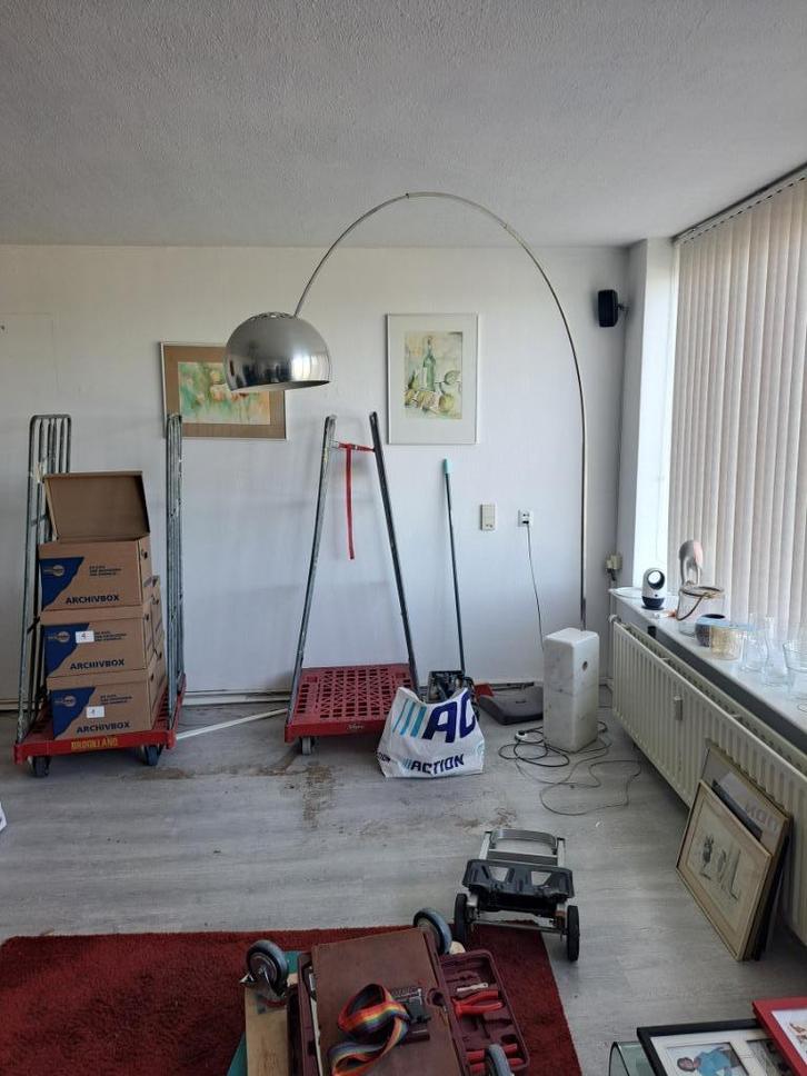 Flos Arco. Vloerlamp. Booglamp. Achille & Pier Giacomo Casti, Huis en Inrichting, Lampen | Tafellampen, Gebruikt, 75 cm of meer