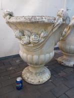 1 paar tuinvazen, tuinornament rozen thema, Ophalen, Salvaged by max, Info@salvagehunter.nl, Echt