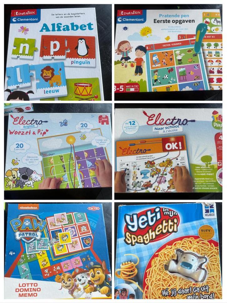 Spellen zie omschrijving, Hobby en Vrije tijd, Gezelschapsspellen | Bordspellen, Zo goed als nieuw, Ophalen of Verzenden