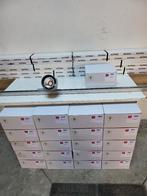 EUTRAC 3 Fase Rail Zilver 18x3 M+LUNOO Spot Sirocco grey Led, Huis en Inrichting, Lampen | Spots, Metaal of Aluminium, Design