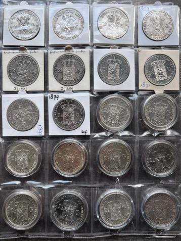 Zilveren Rijksdaalders (1845/1943) - 20 stuks beschikbaar voor biedingen