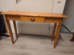 Grenen side table, Huis en Inrichting, Tafels | Sidetables, Ophalen of Verzenden, 25 tot 50 cm, Rechthoekig, 100 tot 150 cm