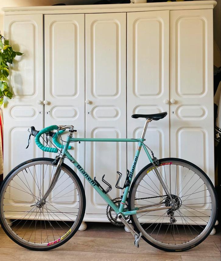 Vintage Bianchi racefiets - Klassieker!, Fietsen en Brommers, Fietsen | Racefietsen, Gebruikt, Heren, Minder dan 10 versnellingen