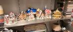 6 aardewerk kersthuisjes (Z248-59), Diversen, Kerst, Ophalen of Verzenden, Zo goed als nieuw