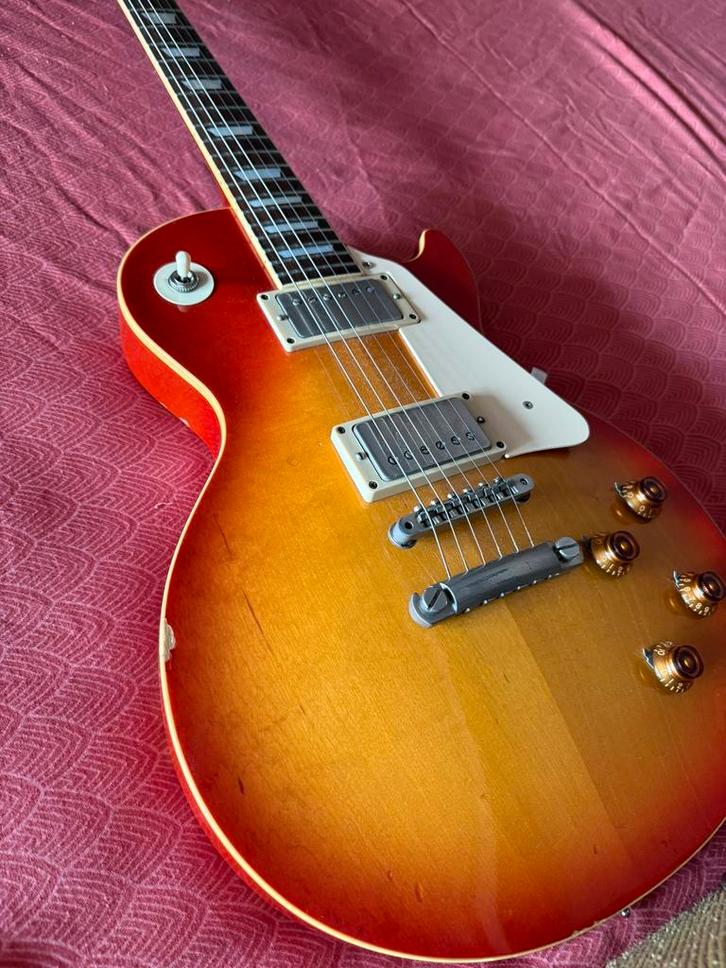 Burny Super Grade (Les Paul) Made in Japan early 80s, Muziek en Instrumenten, Snaarinstrumenten | Gitaren | Elektrisch, Gebruikt