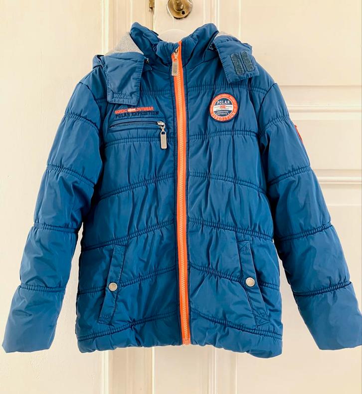 Outburst winterjas 128, Kinderen en Baby's, Kinderkleding | Maat 128, Gebruikt, Jongen of Meisje, Jas, Ophalen