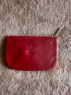 Rode leren portemonnee / munthouder, Sieraden, Tassen en Uiterlijk, Portemonnees, Overige merken, Ophalen of Verzenden, Zo goed als nieuw