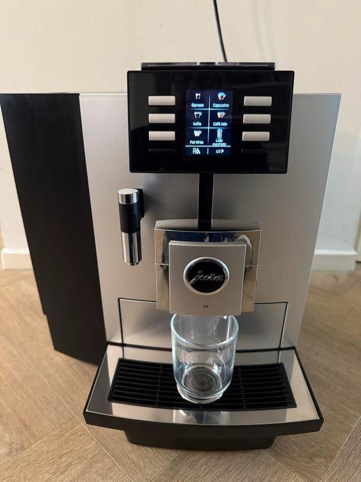 Jura X8 Gereviseerd - 6 Mnd Garantie, Witgoed en Apparatuur, Koffiezetapparaten, Gebruikt, Koffiebonen, Espresso apparaat, 1 kopje