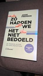 Jesse Frederik - Zo hadden we het niet bedoeld, Boeken, Verzenden, Zo goed als nieuw, Jesse Frederik