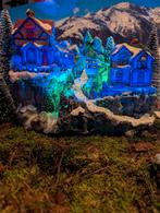 Platvorm met twee huisjes en skilift kerst, Ophalen of Verzenden