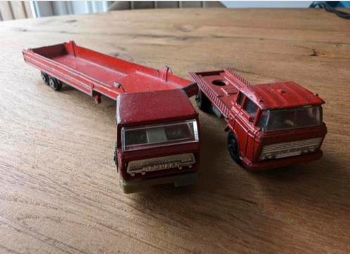 Bernard truck en DAF 2600 plus oplegger nr.367 van Majorette, Hobby en Vrije tijd, Modelauto's | Overige schalen, Gebruikt, Bus of Vrachtwagen