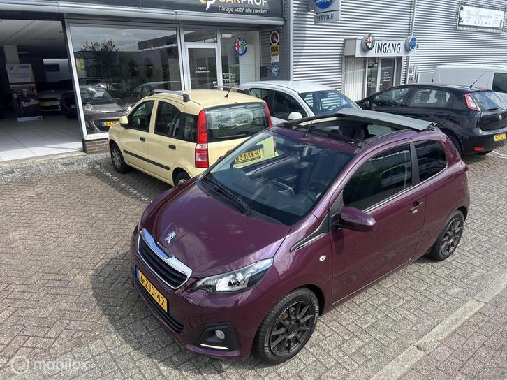 Peugeot 108 Cabrio top 1.0 e-VTi Carplay Navigatie, Auto's, Peugeot, Bedrijf, Te koop, ABS, Airbags, Airconditioning, Alarm, Bluetooth