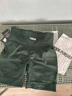 Scrunch Seamless Shorts Forest Green van Pursue Fitness, Ophalen of Verzenden, Nieuw, Groen