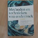 Methoden en technieken van onderzoek, Ophalen of Verzenden, Zo goed als nieuw, HBO