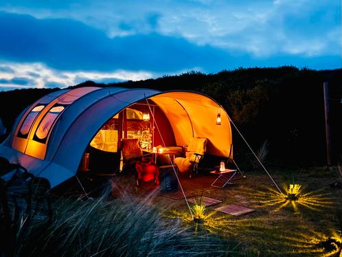 ⛺️Last minute Kamperen DUINTENT Vlieland MEI en HEMELVAART, Caravans en Kamperen, Tenten, tot en met 4, Zo goed als nieuw, Ophalen