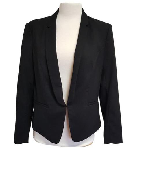 Mooi zwart blazer jasje van H&M maat 44., Kleding | Dames, Jasjes, Kostuums en Pakken, Zo goed als nieuw, Jasje, Maat 42/44 (L)