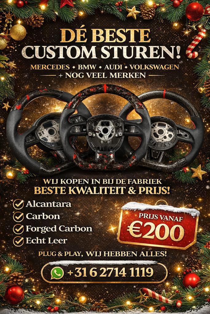 Custom Sturen - Premium Kwaliteit | Beste Prijs Van NL!, Auto diversen, Tuning en Styling, Ophalen of Verzenden