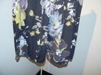 Oska rok in bloemen print mooie kleuren elastische band40/42, Maat 38/40 (M), Verzenden, Zwart, Gedragen