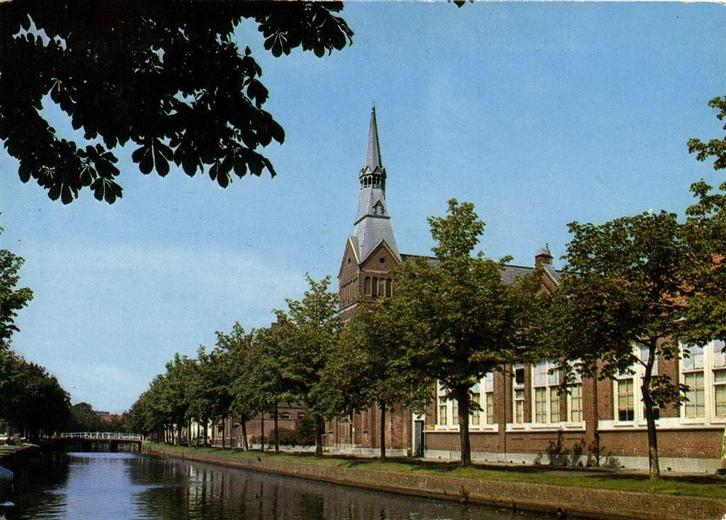 Weesp, Oudegracht - 1981 gelopen, Verzamelen, Ansichtkaarten | Nederland, Gelopen, Noord-Brabant, Voor 1920, Ophalen of Verzenden