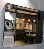 SPIEGEL 100x80 cm ZWART MAT - showroommodel, Ophalen, Zo goed als nieuw