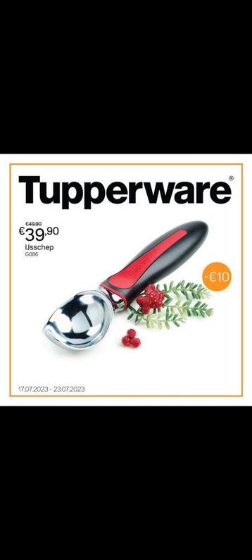 Nieuwe ijsschep van tupperware  beschikbaar voor biedingen