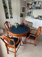 Heldense tafel en stoelenset Exclusive, leren inleg, IZGS!, Ophalen