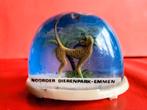 Sneeuwbol Noorder Dierenpark Emmen souvenir aapje palmboom, Ophalen of Verzenden, Zo goed als nieuw, Paard, Beeldje of Figuurtje