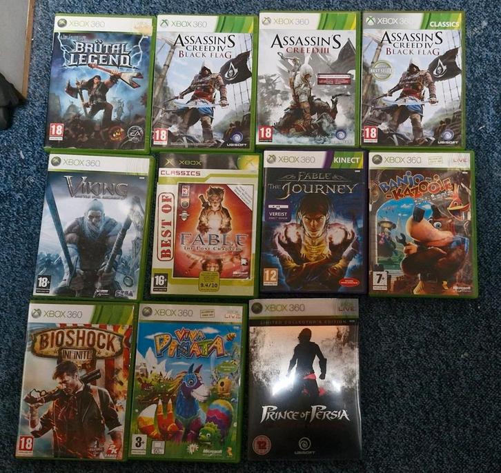 Xbox 360 Games - Diverse Collectie! Ook losse verkoop, Spelcomputers en Games, Games | Overige, Gebruikt, Avontuur en Actie, 1 speler