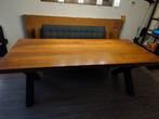 Eettafel mangohout, Huis en Inrichting, Tafels | Eettafels, Ophalen, 200 cm of meer, 50 tot 100 cm, Zo goed als nieuw