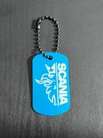 Scania metalen sleutelhanger licht blauw vrachtwagen trucker, Ophalen of Verzenden, Nieuw, Merk