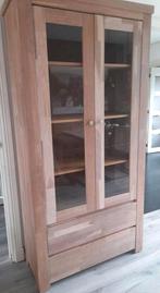 WOOOD vitrinekast Liv, Huis en Inrichting, Ophalen, 200 cm of meer, Zo goed als nieuw, 25 tot 50 cm