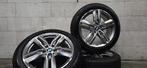 18" BMW 570M X1 X2 F48 F39 orig velgen winterbanden TPMS, 18 inch, Gebruikt, Banden en Velgen, V