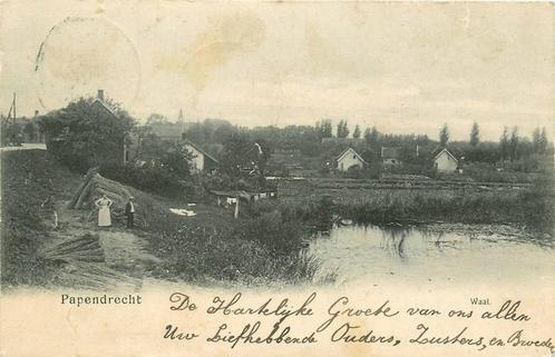 (388-560-021) Papendrecht Waal, Verzamelen, Ansichtkaarten | Nederland, Zuid-Holland, Verzenden