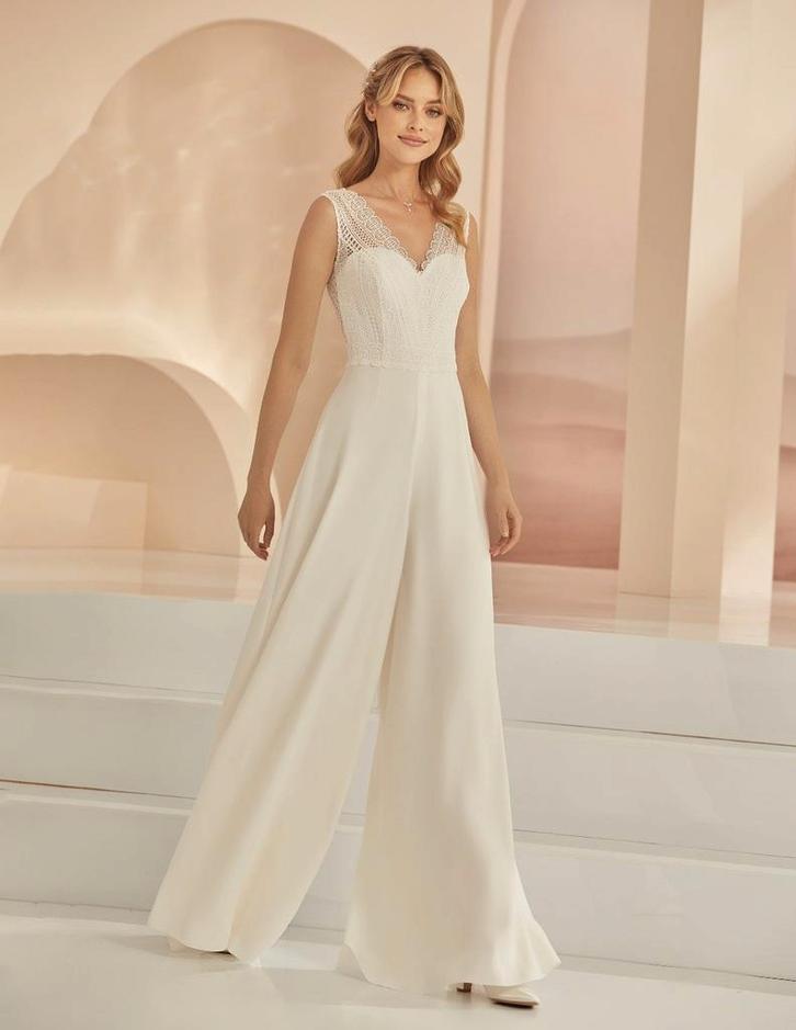 Nieuwe bruidsjumpsuit jumpsuit bruid trouwjumpsuit bruidspak, Kleding | Dames, Trouwkleding en Trouwaccessoires, Nieuw, Trouwjurk