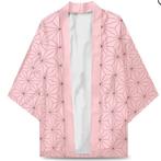 Nezuko kimono verkleedkleding cosplay, Ophalen of Verzenden, Zo goed als nieuw, Bovenkleding