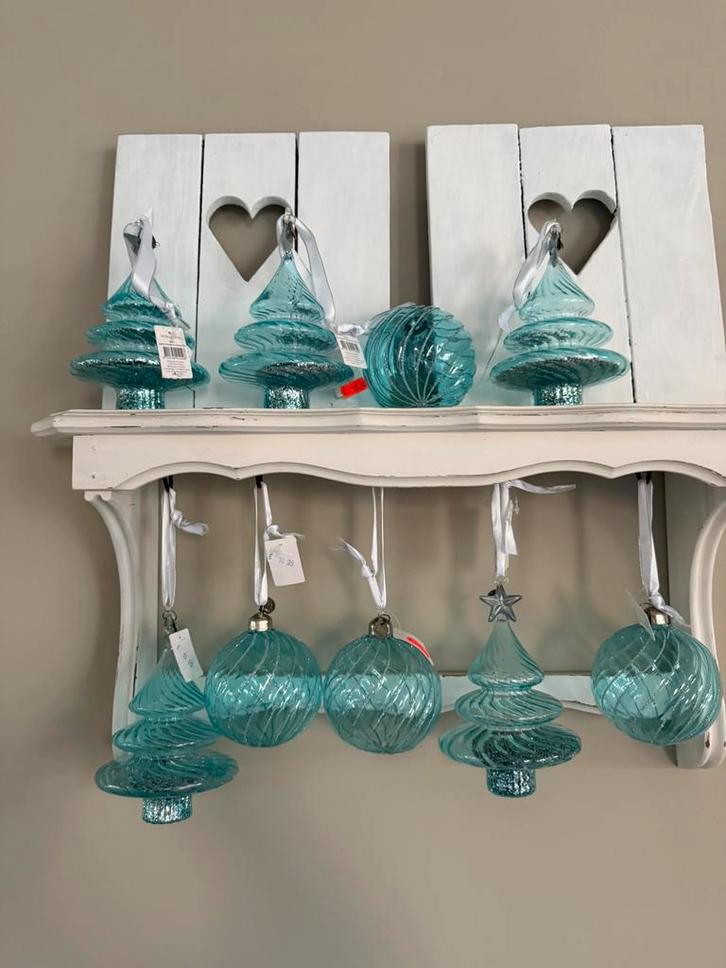 Riviera Maison kerstballen 9x nieuw, Diversen, Kerst, Nieuw, Ophalen