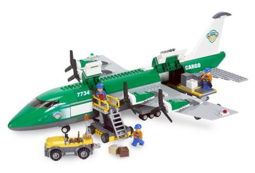 LEGO 7734 Vracht vliegtuig CITY, Kinderen en Baby's, Speelgoed | Duplo en Lego, Gebruikt, Lego, Complete set, Ophalen