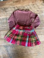 Pakket winter meisje 92 jurkjes rok shirt rood paars jurk, Meisje, Ophalen of Verzenden, Zo goed als nieuw, Jurk of Rok
