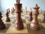 SCHAAKBORD MET KLOK EN LUXE OPBERGDOOS, Hobby en Vrije tijd, Gezelschapsspellen | Bordspellen, Een of twee spelers, Ophalen, Zo goed als nieuw
