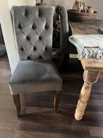 2 nieuwe velvet eetkamerstoelen van Dubbelman, Huis en Inrichting, Ophalen, Twee, Zo goed als nieuw, Stof