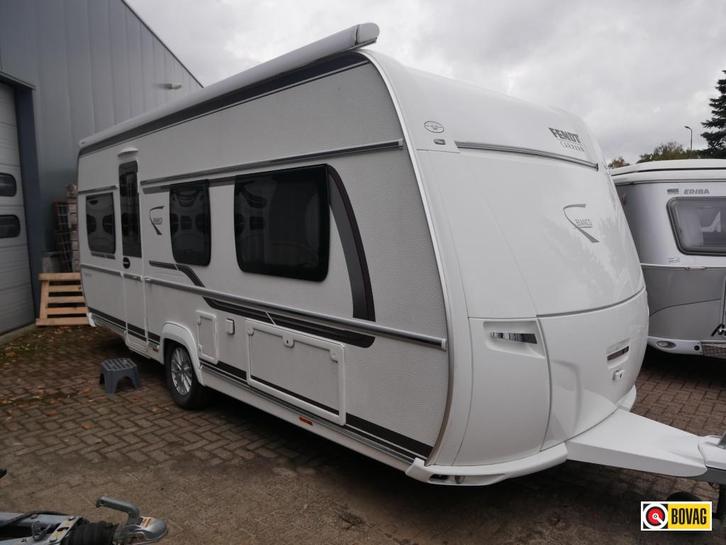 Fendt Bianco Selection 515 SG Incl. mover en luifel, Caravans en Kamperen, Caravans, Bedrijf, tot en met 4, 1250 - 1500 kg, Rondzit