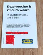 €20 korting ikea, Eén persoon, Kortingsbon, Warenhuis- of Winkelbon