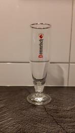 Dommelsche bier glazen fluitje op voet, Ophalen of Verzenden, Nieuw, Glas of Glazen, Dommelsch