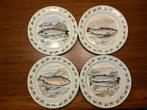 Visborden ,  9 stuks, puntgaaf, Ophalen, Zo goed als nieuw, Aardewerk, Overige stijlen