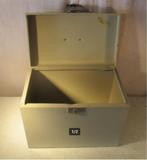Retro Metalen Draagkist - 37x22x29, Minder dan 50 cm, Gebruikt, 50 tot 100 cm, Ophalen of Verzenden