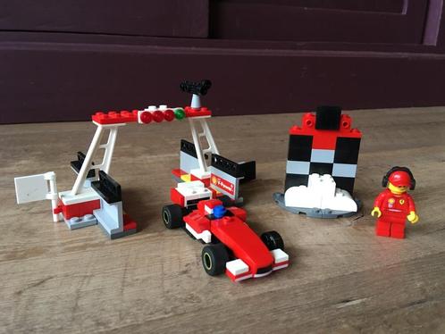 Lego 40190 en 40194 Finishline en podium + Ferrari, Kinderen en Baby's, Speelgoed | Duplo en Lego, Gebruikt, Lego, Complete set