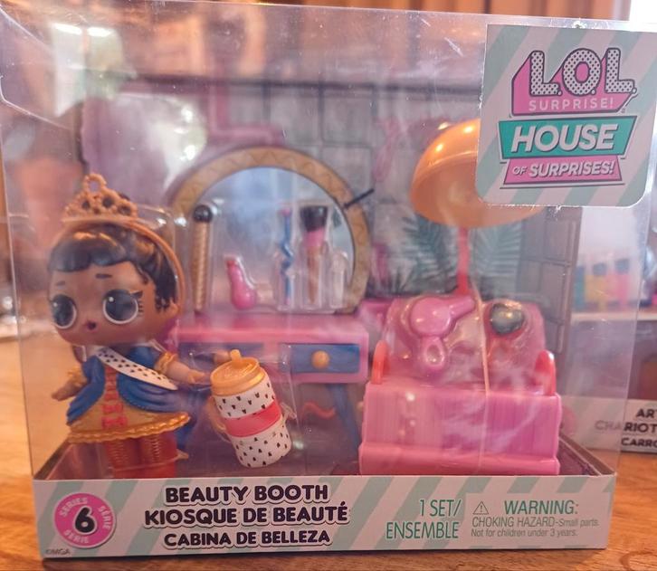 LOL Surprise! Beauty Booth Speelset, Kinderen en Baby's, Speelgoed | Poppen, Nieuw, Babypop, Ophalen of Verzenden