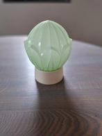 Groene plafondlamp Thabur, vintage, Huis en Inrichting, Lampen | Plafondlampen, Ophalen of Verzenden, Zo goed als nieuw, Glas