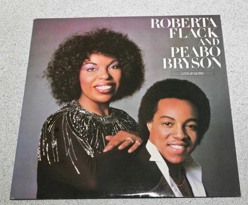 Roberta Flack and Peabo Bryson Live & more Dubbel LP, Cd's en Dvd's, Vinyl | Pop, Gebruikt, 1960 tot 1980, 12 inch, Ophalen of Verzenden